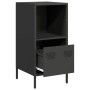 Aparador de acero laminado en frío negro 35x39x73,5 cm by , Sideboards - Ref: Foro24-851352, Price: 55,81 €, Discount: %