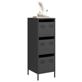 Aparador de acero negro 39x35x103,5 cm von , Sideboards - Ref: Foro24-851400, Preis: 82,32 €, Rabatt: %
