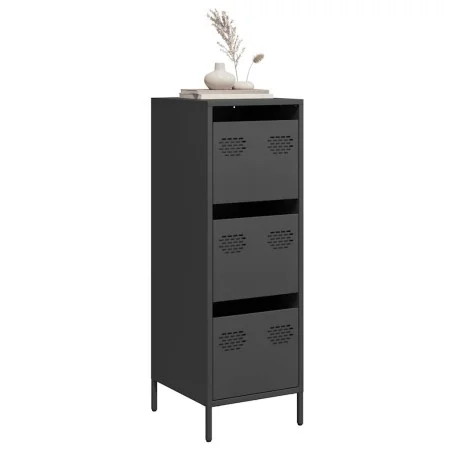 Aparador de acero negro 39x35x103,5 cm von , Sideboards - Ref: Foro24-851400, Preis: 81,58 €, Rabatt: %
