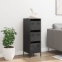 Aparador de acero negro 39x35x103,5 cm de , Aparadores - Ref: Foro24-851400, Precio: 82,06 €, Descuento: %