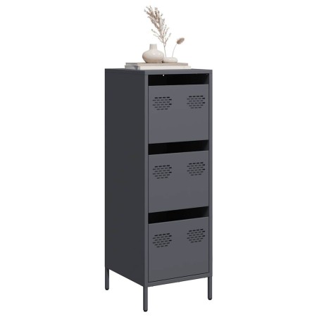Aparador de acero gris antracita 39x35x103,5 cm by , Sideboards - Ref: Foro24-851402, Price: 85,58 €, Discount: %