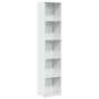 Estantería madera de ingeniería blanco brillo 40x30x189 cm von , Bücherregale und Regale - Ref: Foro24-858313, Preis: 71,73 €...