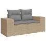Set sofás de jardín 7 piezas y cojines ratán sintético beige by , Garden sets - Ref: Foro24-3325874, Price: 474,89 €, Discoun...