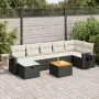 Set de sofás de jardín y cojines 8 piezas ratán sintético negro von , Gartensets - Ref: Foro24-3325822, Preis: 462,99 €, Raba...