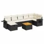Set de sofás de jardín y cojines 8 piezas ratán sintético negro von , Gartensets - Ref: Foro24-3325822, Preis: 462,99 €, Raba...