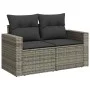 Set de sofás de jardín 7 pzas con cojines ratán sintético gris by , Garden sets - Ref: Foro24-3325791, Price: 423,75 €, Disco...