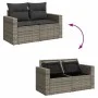 Set de sofás de jardín 7 pzas con cojines ratán sintético gris by , Garden sets - Ref: Foro24-3325791, Price: 423,75 €, Disco...