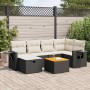 Set de sofás de jardín 7 pzas con cojines ratán sintético negro von , Gartensets - Ref: Foro24-3325815, Preis: 428,07 €, Raba...