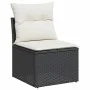 Set de sofás de jardín 7 pzas con cojines ratán sintético negro de , Conjuntos de jardín - Ref: Foro24-3325815, Precio: 414,7...