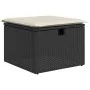 Set de sofás de jardín 7 pzas con cojines ratán sintético negro de , Conjuntos de jardín - Ref: Foro24-3325815, Precio: 414,7...