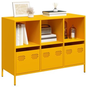 Aparador acero laminado frío amarillo mostaza 101,5x39x73,5 cm von , Sideboards - Ref: Foro24-851367, Preis: 170,85 €, Rabatt: %