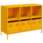 Aparador acero laminado frío amarillo mostaza 101,5x39x73,5 cm von , Sideboards - Ref: Foro24-851367, Preis: 170,85 €, Rabatt: %