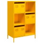 Aparador de acero amarillo mostaza 68x39x103,5 cm de , Aparadores - Ref: Foro24-851409, Precio: 186,15 €, Descuento: %