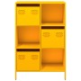 Aparador de acero amarillo mostaza 68x39x103,5 cm de , Aparadores - Ref: Foro24-851409, Precio: 186,15 €, Descuento: %