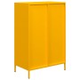 Aparador de acero amarillo mostaza 68x39x103,5 cm de , Aparadores - Ref: Foro24-851409, Precio: 186,15 €, Descuento: %