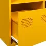 Aparador de acero amarillo mostaza 68x39x103,5 cm de , Aparadores - Ref: Foro24-851409, Precio: 178,03 €, Descuento: %
