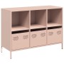 Aparador de acero laminado en frío rosa 101,5x39x73,5 cm von , Sideboards - Ref: Foro24-851365, Preis: 125,24 €, Rabatt: %