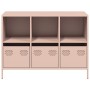 Aparador de acero laminado en frío rosa 101,5x39x73,5 cm von , Sideboards - Ref: Foro24-851365, Preis: 125,24 €, Rabatt: %