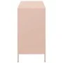 Aparador de acero laminado en frío rosa 101,5x39x73,5 cm de , Aparadores - Ref: Foro24-851365, Precio: 124,10 €, Descuento: %