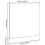 Panel de lavavajillas madera ingeniería envejecida 60x1,5x67 cm von , Küchenschränke - Ref: Foro24-856134, Preis: 28,37 €, Ra...