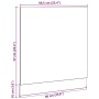 Panel de lavavajillas madera ingeniería envejecida 60x1,5x67 cm von , Küchenschränke - Ref: Foro24-856134, Preis: 29,14 €, Ra...