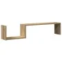 Estante de pared 2 uds madera roble artisan 100x15x20 cm by , Shelves and shelves - Ref: Foro24-856613, Price: 39,99 €, Disco...