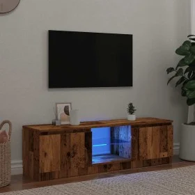 Mueble TV luces LED madera ingeniería envejecida 140x40x35,5 cm von , TV-Möbel - Ref: Foro24-856349, Preis: 111,31 €, Rabatt: %