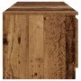Mueble TV luces LED madera ingeniería envejecida 140x40x35,5 cm by , TV Furniture - Ref: Foro24-856349, Price: 111,31 €, Disc...