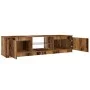 Mueble TV luces LED madera ingeniería envejecida 140x40x35,5 cm by , TV Furniture - Ref: Foro24-856349, Price: 111,31 €, Disc...