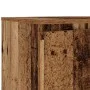Mueble TV luces LED madera ingeniería envejecida 140x40x35,5 cm by , TV Furniture - Ref: Foro24-856349, Price: 111,31 €, Disc...