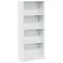 Estantería madera de ingeniería blanco brillo 60x24x143 cm von , Bücherregale und Regale - Ref: Foro24-858311, Preis: 73,01 €...