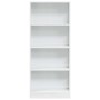 Estantería madera de ingeniería blanco brillo 60x24x143 cm von , Bücherregale und Regale - Ref: Foro24-858311, Preis: 74,16 €...