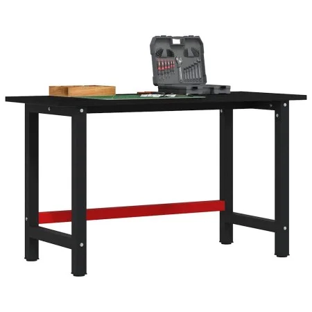 Banco de trabajo madera de roble marrón oscuro 140x60x81,5 cm de , Mesas de trabajo - Ref: Foro24-3309677, Precio: 189,18 €, ...