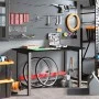 Banco de trabajo madera de roble marrón oscuro 140x60x81,5 cm de , Mesas de trabajo - Ref: Foro24-3309677, Precio: 189,18 €, ...