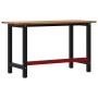 Banco de trabajo madera de roble marrón oscuro 140x60x81,5 cm de , Mesas de trabajo - Ref: Foro24-3309677, Precio: 193,52 €, ...