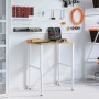 Banco de trabajo madera roble marrón claro 80x60x(71,5-98) cm by , Work tables - Ref: Foro24-3309718, Price: 114,68 €, Discou...