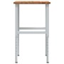 Banco de trabajo madera roble marrón claro 80x60x(71,5-98) cm by , Work tables - Ref: Foro24-3309718, Price: 114,68 €, Discou...