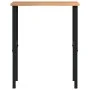 Banco de trabajo madera roble marrón claro 80x60x(71,5-98) cm de , Mesas de trabajo - Ref: Foro24-3309696, Precio: 111,47 €, ...