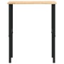 Banco de trabajo madera maciza de roble 80x60x(71,5-98) cm de , Mesas de trabajo - Ref: Foro24-3309694, Precio: 118,18 €, Des...