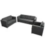 Conjunto de sofás 3 unidades tela gris oscuro by , Sofas - Ref: Foro24-274215, Price: 1,00 €, Discount: %