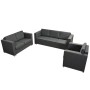 Conjunto de sofás 3 unidades tela gris oscuro von , Sofas - Ref: Foro24-274215, Preis: 1,00 €, Rabatt: %