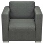 Conjunto de sofás 3 unidades tela gris oscuro von , Sofas - Ref: Foro24-274215, Preis: 1,00 €, Rabatt: %