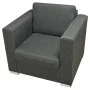 Conjunto de sofás 3 unidades tela gris oscuro by , Sofas - Ref: Foro24-274215, Price: 1,00 €, Discount: %