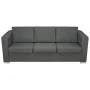 Conjunto de sofás 3 unidades tela gris oscuro by , Sofas - Ref: Foro24-274215, Price: 1,00 €, Discount: %