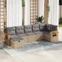 Set sofás de jardín 7 piezas y cojines ratán sintético beige by , Garden sets - Ref: Foro24-3325986, Price: 447,59 €, Discoun...
