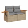 Juego de sofás jardín con cojines 6 pzas ratán sintético beige by , Garden sets - Ref: Foro24-3326000, Price: 393,66 €, Disco...