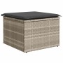 Set de sofás de jardín 7 pzas con cojines ratán PE gris claro von , Gartensets - Ref: Foro24-3326193, Preis: 510,34 €, Rabatt: %