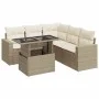 Juego de sofás jardín con cojines 6 pzas ratán sintético beige by , Garden sets - Ref: Foro24-3326319, Price: 491,93 €, Disco...