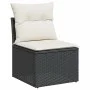 Set de sofás de jardín con cojines 9 pzas ratán sintético negro by , Garden sets - Ref: Foro24-3326367, Price: 561,57 €, Disc...