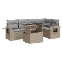 Juego de sofás jardín con cojines 6 pzas ratán sintético beige von , Gartensets - Ref: Foro24-3326480, Preis: 479,70 €, Rabat...